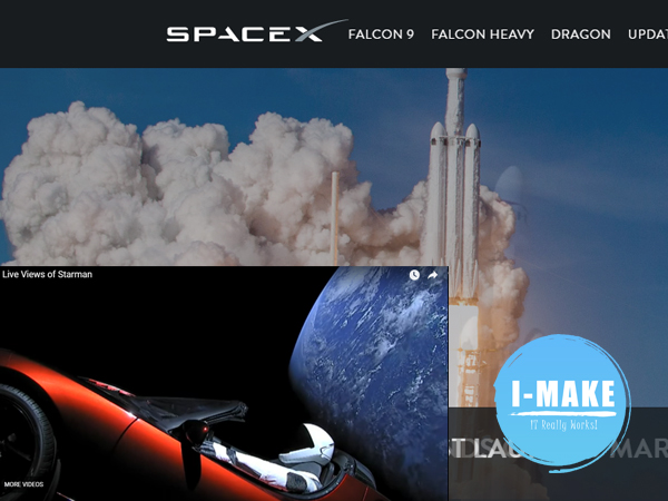SpaceX sent a Tesla car to the space, Beyond and infinity!!!