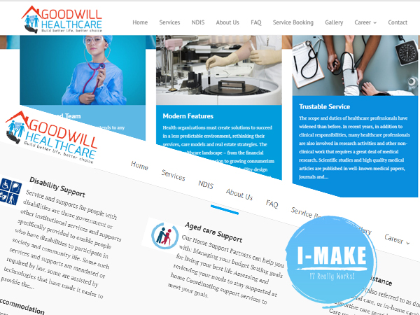 Goodwill Healthcare (Australia) website ready to launch